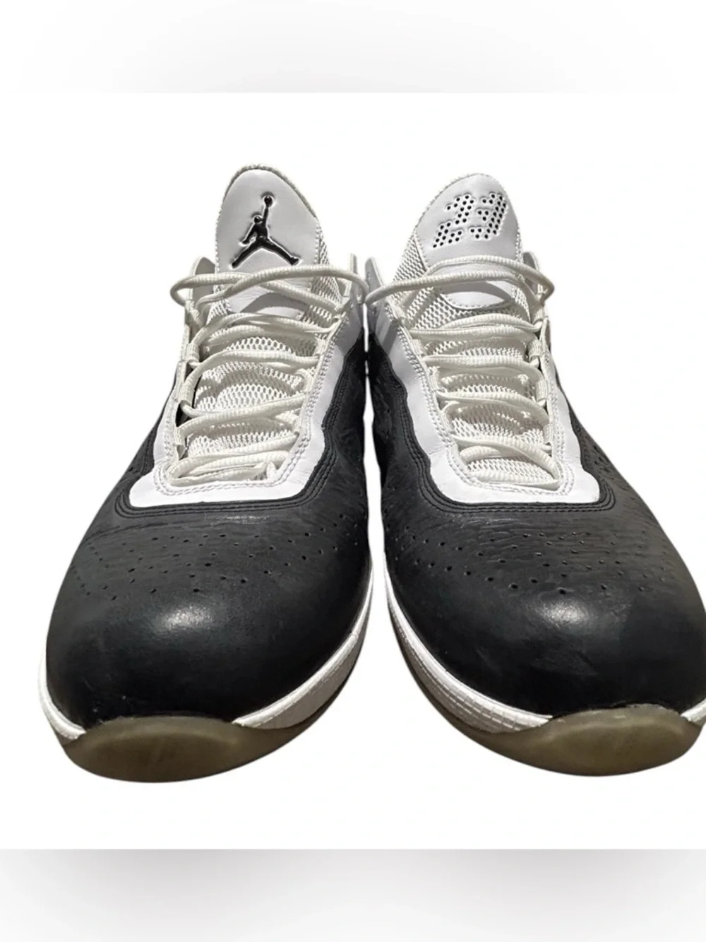 Air Jordan 2011 White Black Sneakers Mens 436771-101 Sz 12